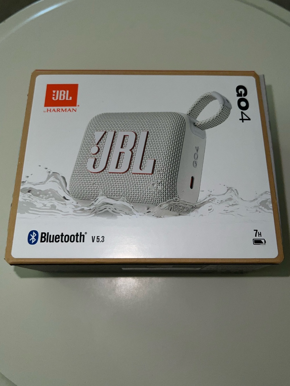 JBL GO 4 Bluetooth Speaker in White